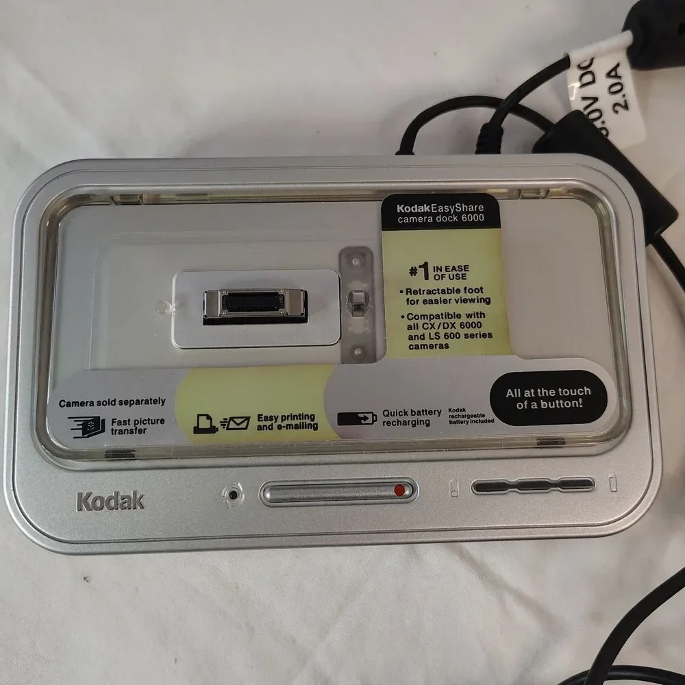 Kodak Easyshare Camera Dock 6000 w Cords Manual Accessories Box